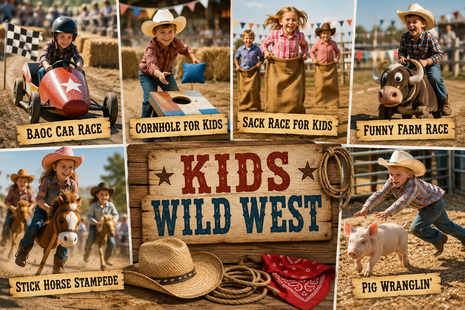 Wild West Rodeo Kid's Day activities